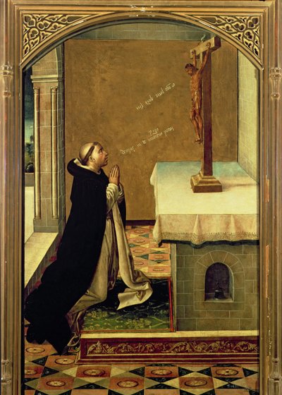 St. Peter Martyr at Prayer by Pedro Berruguete